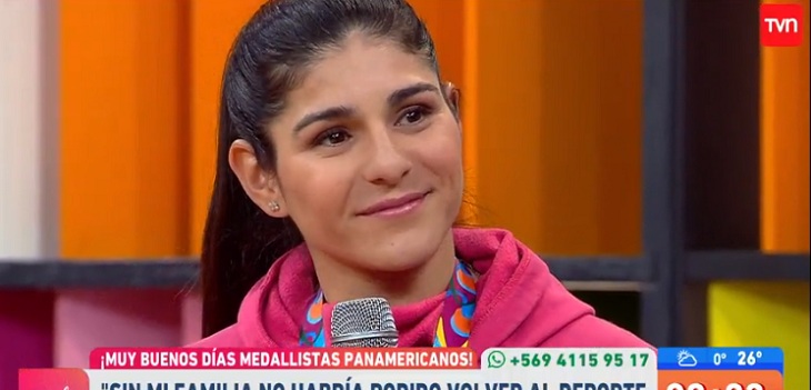 La emoción de María José Moya en 'Muy Buenos Días': recordó qué le dijo su madre tras ganar medalla