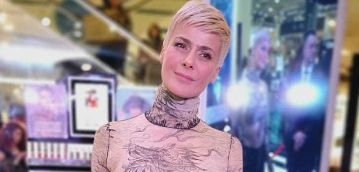 Tonka Tomicic reveló qué le dijo su marido sobre su sorprendente look platinado