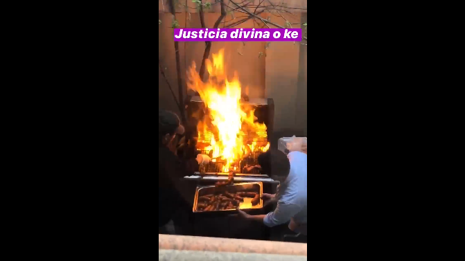 Partieron el dieciocho con el pie izquierdo: quemaron el asado de la oficina