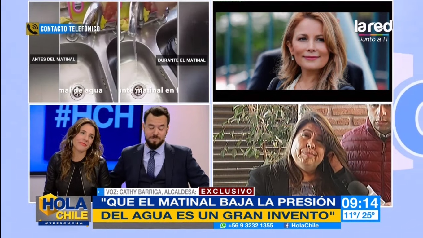 “Parásitos de la política”: Cathy Barriga irrumpió en Hola Chile y enfrenta denuncias por su matinal