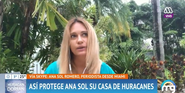 Ana Sol Romero mostró los resguardos que tomó en su casa en Miami ante los huracanes