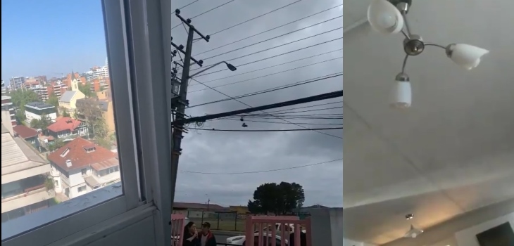 Fuerte sismo en zona central: videos registraron cómo se sintió en las diferentes regiones del país