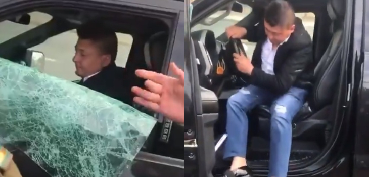 Conductor ebrio chocó tras quedarse dormido y despertó cuando llegó Carabineros: quebraron su vidrio