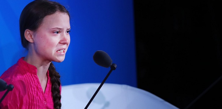 Greta Thunberg y el potente discurso en la ONU por cambio climático: 