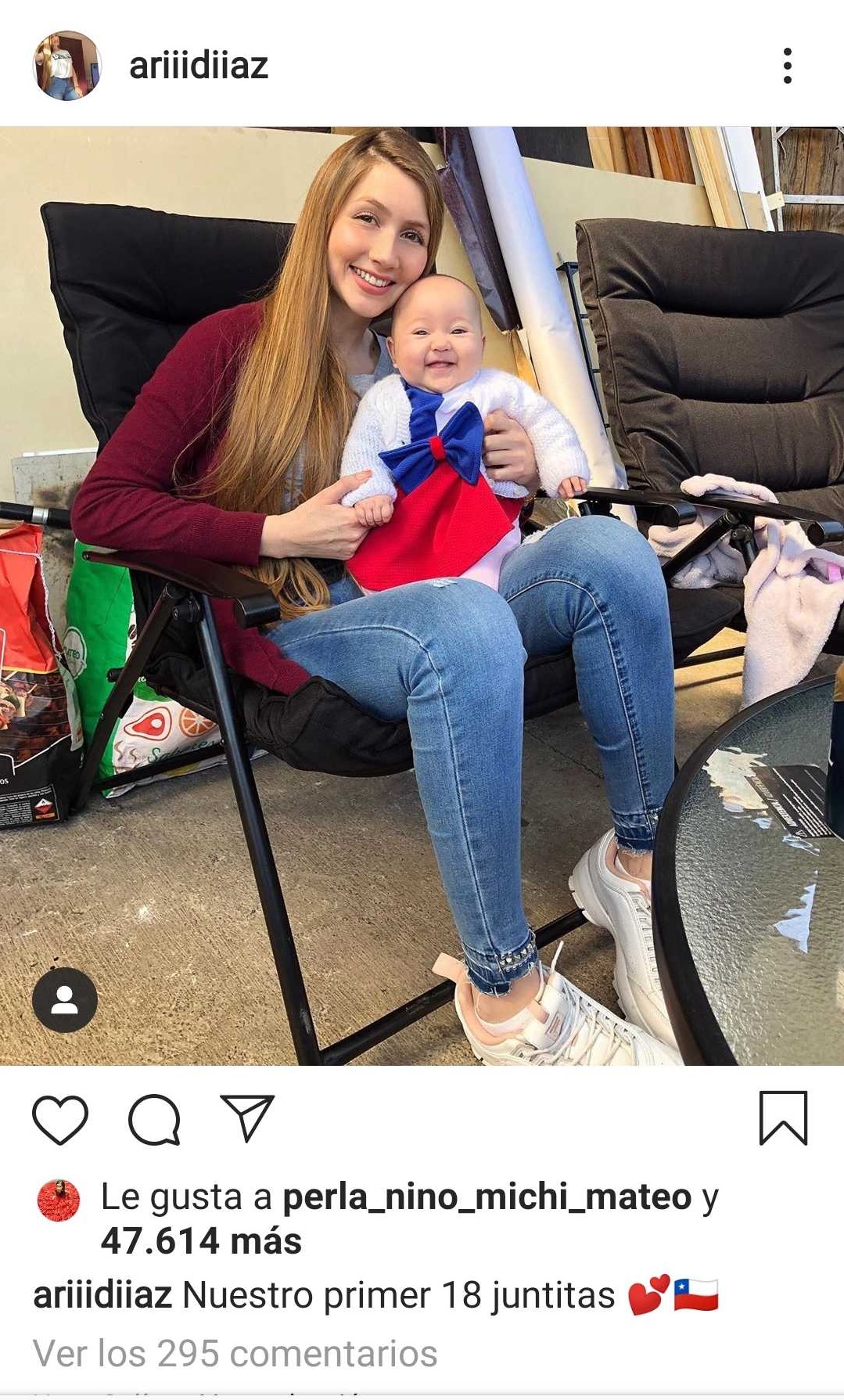 Hija de Sebastián Leiva