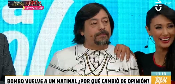 ¿Se arrepintió? Bombo Fica regresó a un matinal tras fallida y polémica invitación del 'Mucho Gusto'