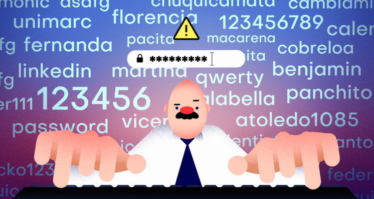 ¿Está la tuya? Las 20 claves más usadas por los trabajadores chilenos de 500 grandes empresas