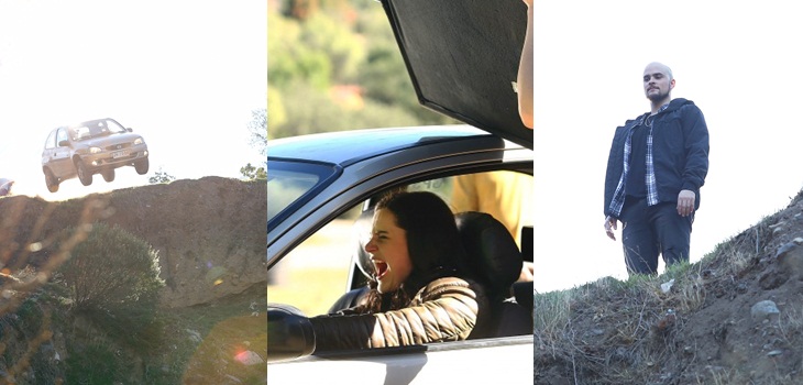 Incluyó dos conductores expertos: así se grabó el impactante accidente de Cynthia en Juegos de Poder