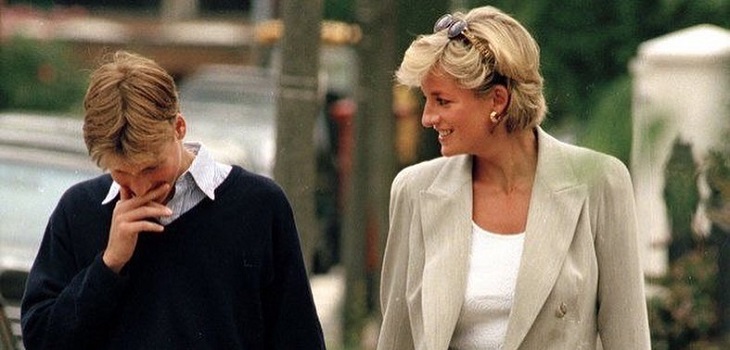 Las desinhibidas fotos de Lady Di por las que el príncipe William la llamó enojado desde su colegio