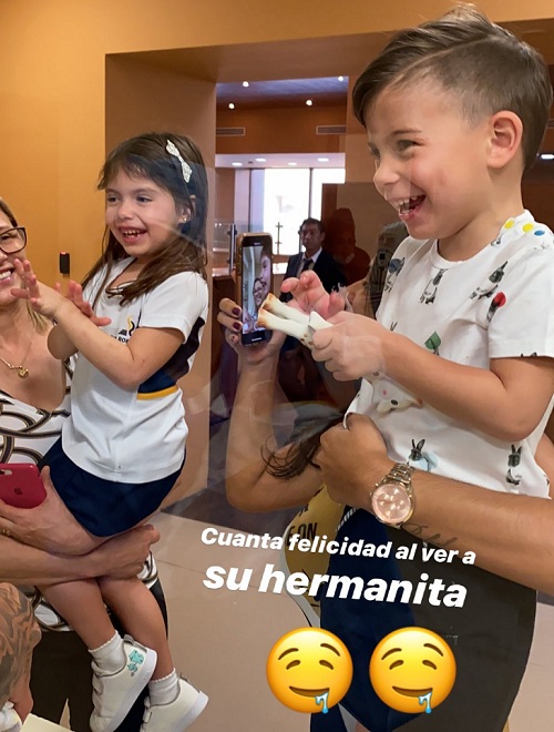 hijos de eduardo vargas conociendo a su hermana