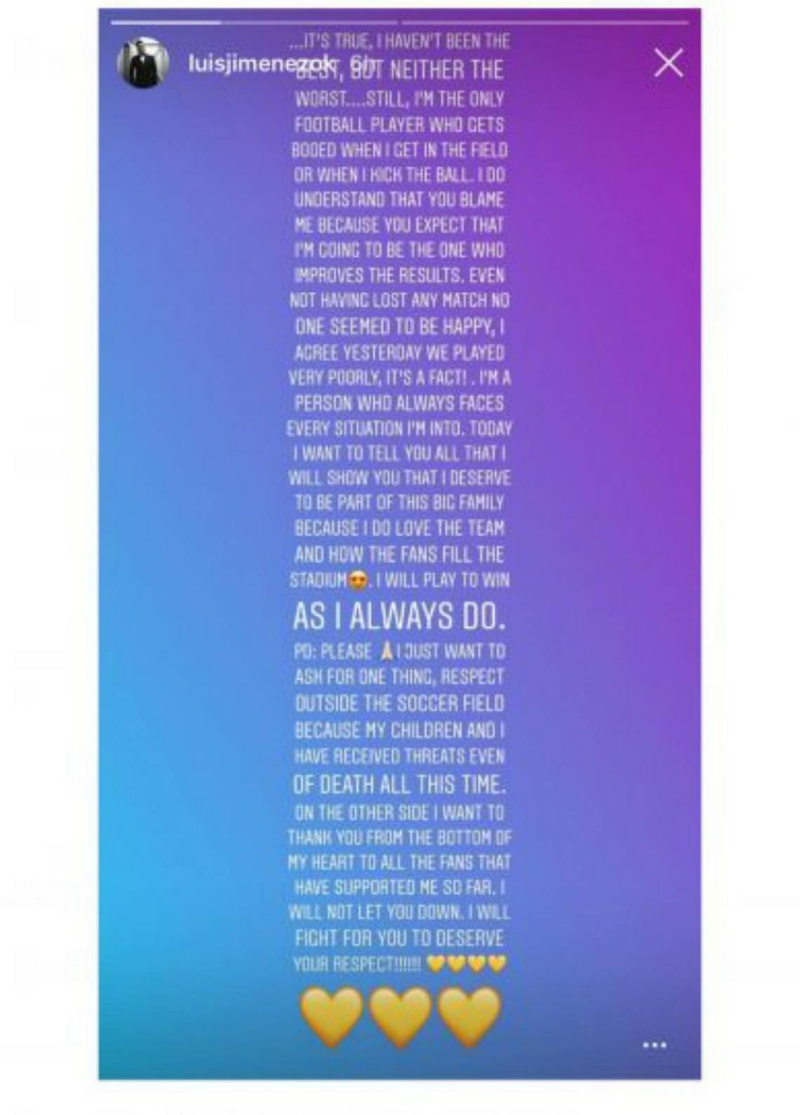 Amenazan de muerte a Coté López y su familia