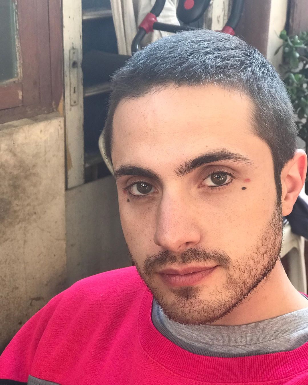 Francisco Dañobeitia maquillado