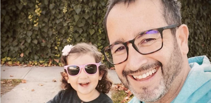 Con pañuelo en mano: hija de Eduardo Fuentes muestra su talento bailando cueca