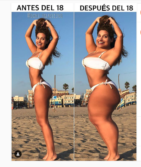 Modelo Antonia Larraín dio vuelta meme de Dani Palavecino sobre el cuerpo