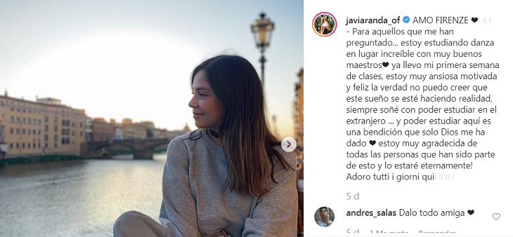 javiera aranda en italia