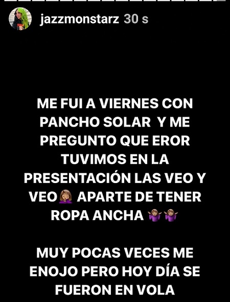 jazz se enojo por votacion de compañeros