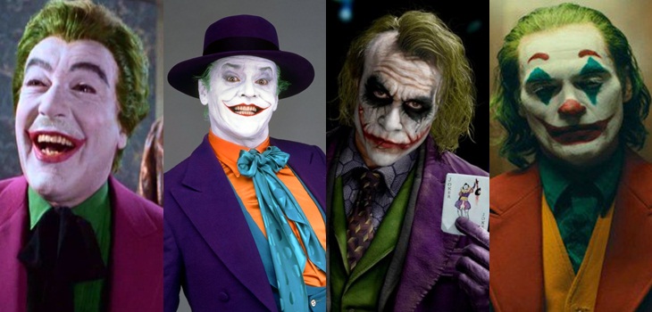 Desde César Romero hasta Joaquin Phoenix: así son los 'Joker' que han impactado en cine y televisión
