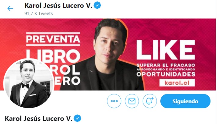 karol lucero y preventa de su libro like