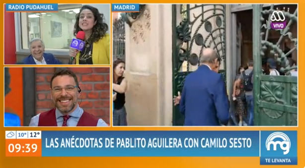 periodista Carolina Cárcamo debutó como notera en Mucho Gusto