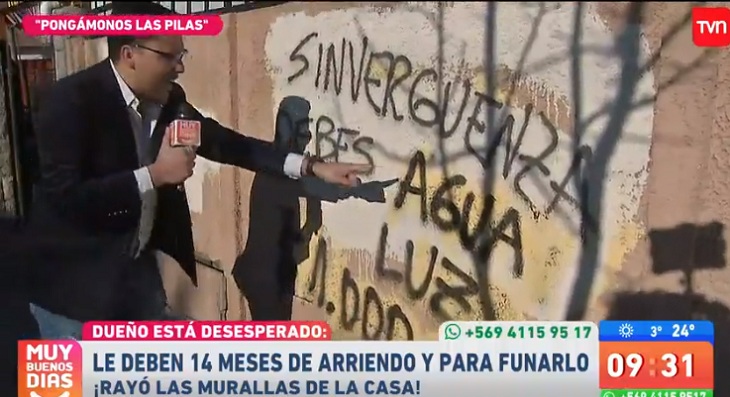 rayados de arrendatario moroso