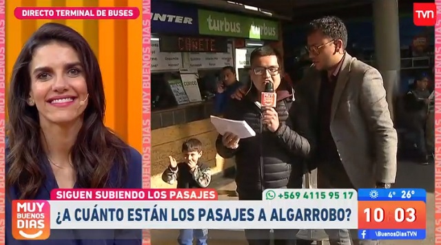 joven perdió el bus