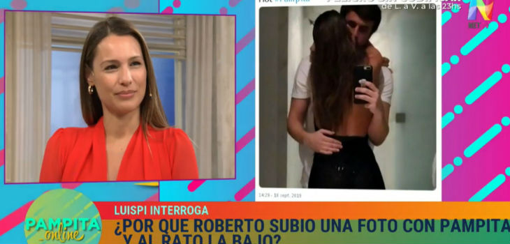 Critican a pololo de Pampita por subir foto con ella y luego borrarla: 