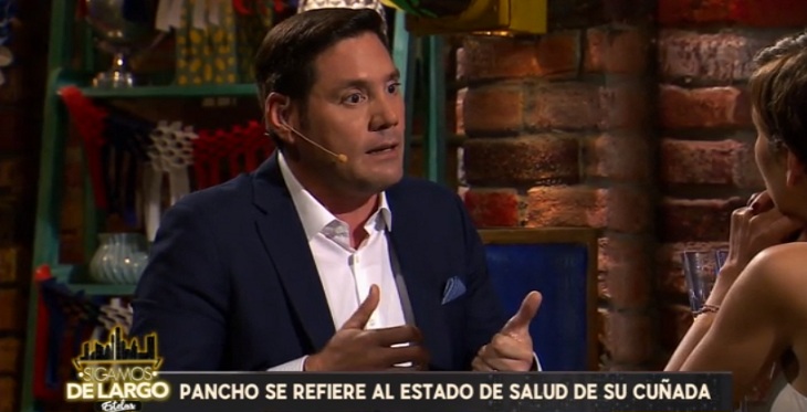 pancho saavedra conto el estado de salud de su cuñada