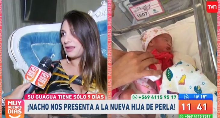 perla ilich presento su hija carolina