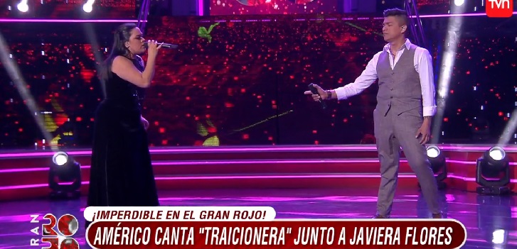 La emotiva razón por la que Américo eligió a Javiera como compañera en presentación del 'Gran Rojo'