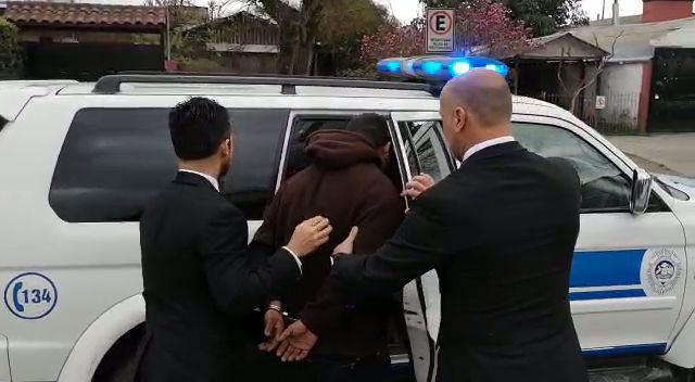 Capturan a joven acusado de violar su vecina de 71 años en San Vicente de Tagua Tagua