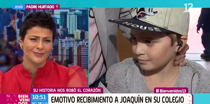 El emotivo regreso de Joaquín de 'Contra viento y marea' al colegio: Bienvenidos lo acompañó