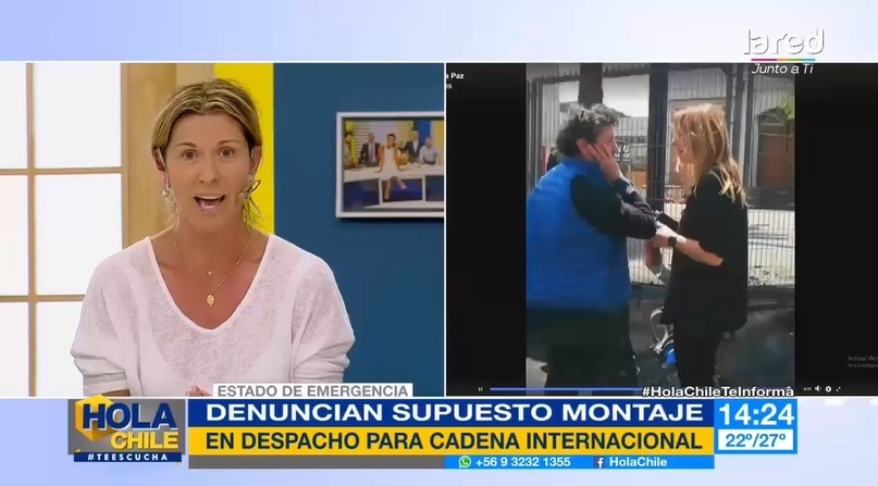 Acusan injustamente a Coni Roberts de montaje en despacho: la confundieron con periodista argentina