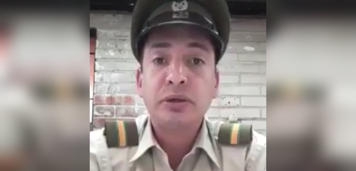 La verdad tras polémico video viral de supuesto carabinero: institución tomará acciones legales