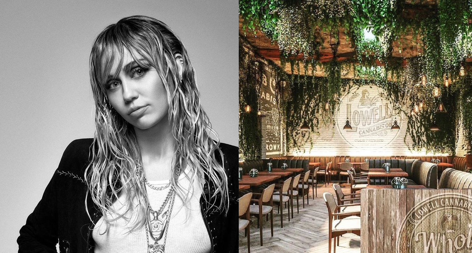 Miley Cyrus sorprende con nuevo emprendimiento: inauguró el primer bar de marihuana en EE.UU