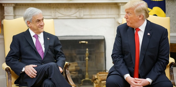 Trump llamó a Piñera y denunció que hay 