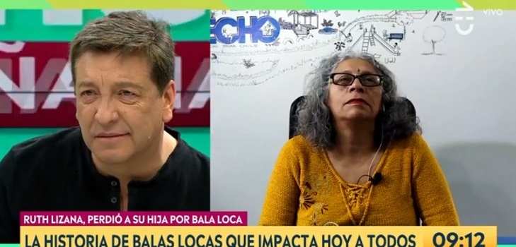 Historia de mujer que perdió a su hija por bala loca emocionó a Julio César Rodríguez en CHV