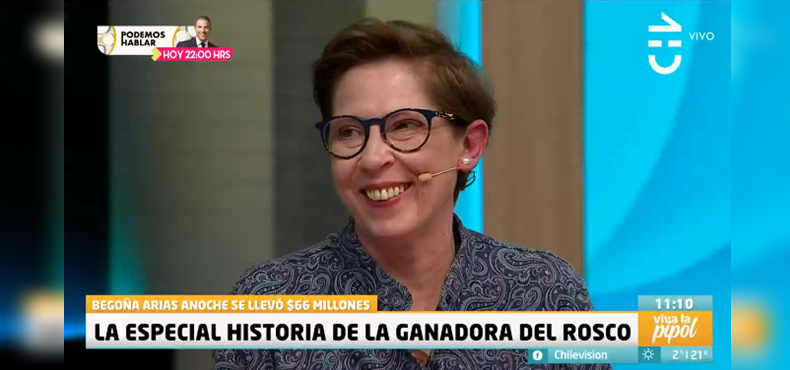 Begoña Arias contó qué hará con el premio de 