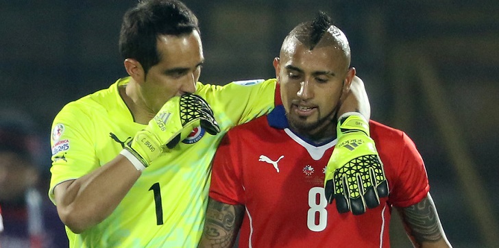 Vidal y próximo reencuentro con Claudio Bravo: 