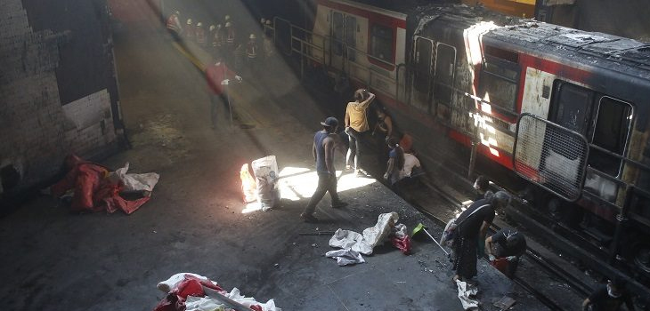 Fiscal que indaga quema del Metro aseguró tener 