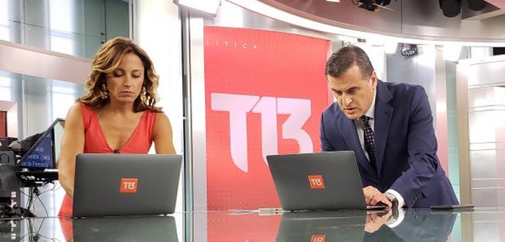 Noticiario de Canal 13 se extendió más allá de las 23 hrs: televidentes reclamaron