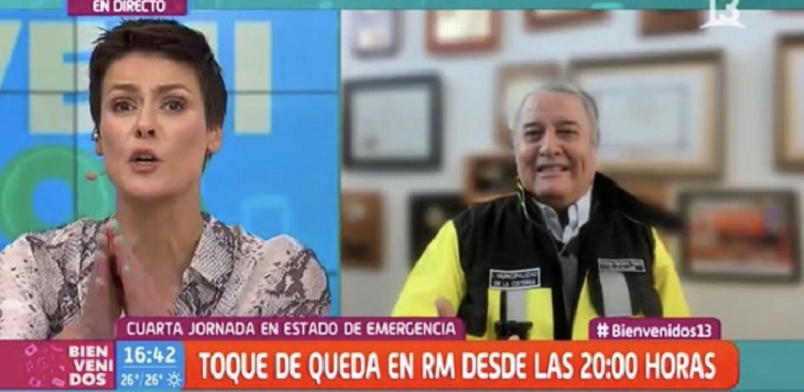 Atacan Municipalidad de La Cisterna mientras alcalde Rebolledo era entrevistado en Bienvenidos