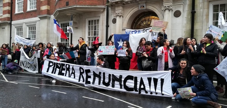 Desde Buenos Aires a Londres: chilenos en el extranjero se movilizan para apoyar protestas en Chile
