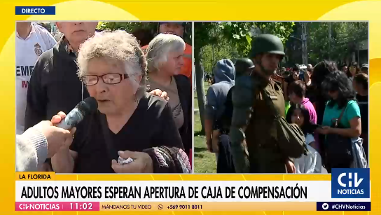 abuelita relató complejo momento que vive tras no poder cobrar su pensión