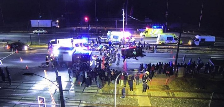 Vehículo atropelló a grupo de manifestantes en San Pedro de la Paz: habría un herido en riesgo vital