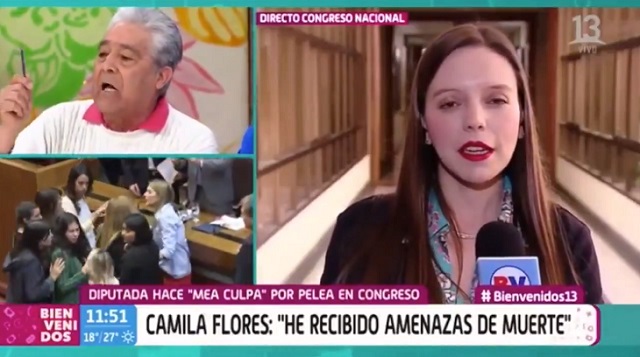 parada de carros a camila flores