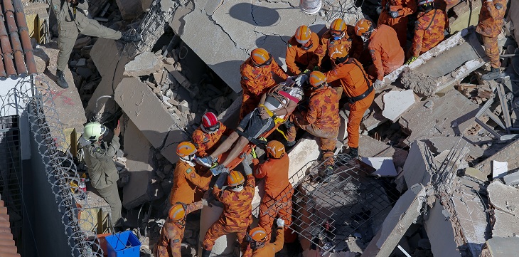 derrumbe de edificio en fortaleza