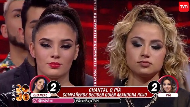 eliminación bailarines de rojo