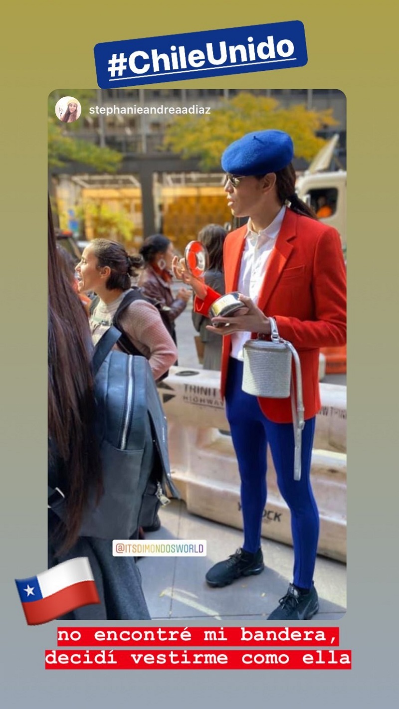 Di Mondo participó de manifestaciones en Nueva York