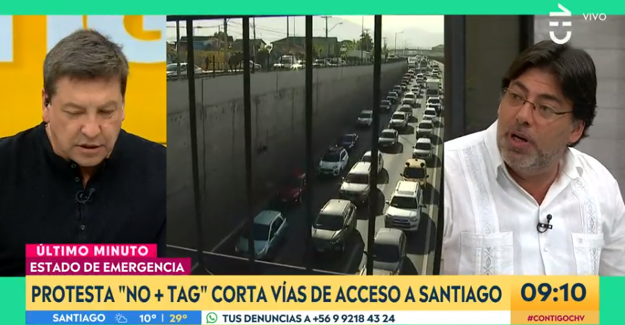 Jadue en matinal de CHV: 