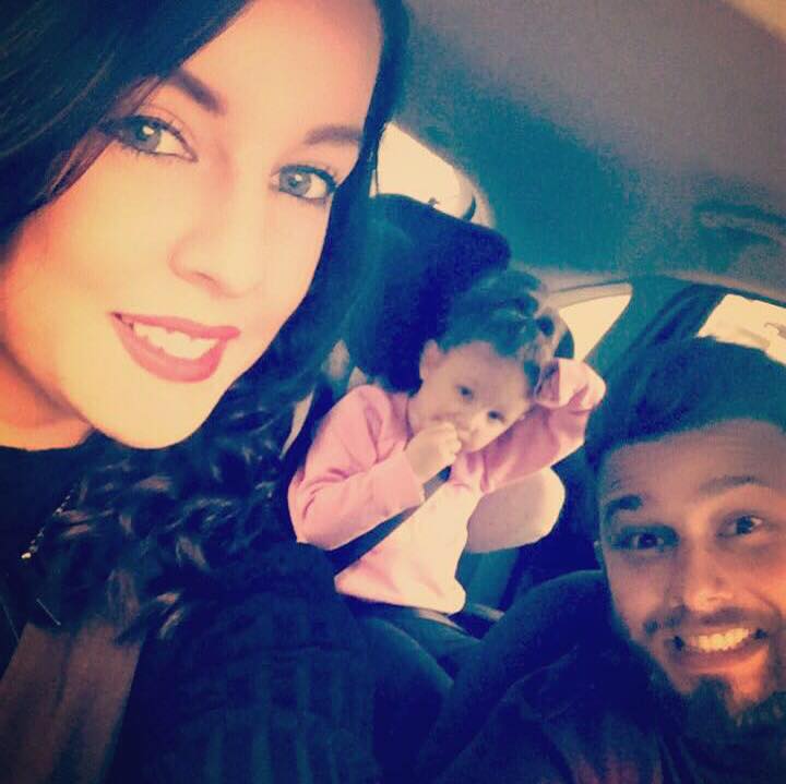 kristian y emily con su hija darcy